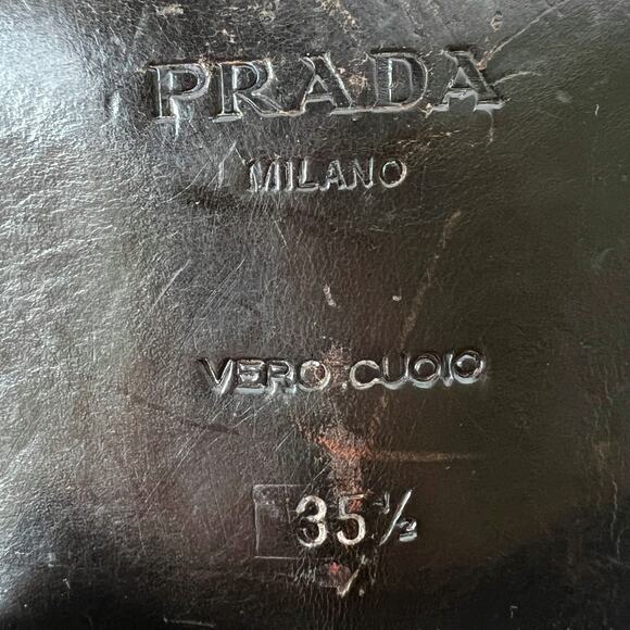 Prada Vintage Brown Snakeskin Sandals – Size 35.5 - Picture 7 of 9